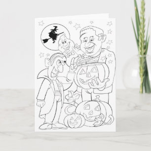 De kaart van DIY hobbt Halloween