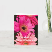 De Kaart van Gerberas (Achterkant)