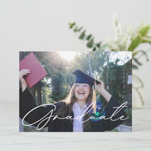 De Kaart van het Afstuderen van de Moderne Kalligr (Staand voorkant)