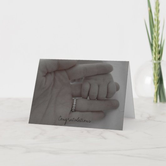 De kaart van het baby (Voorkant)