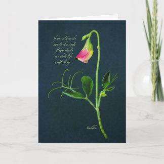 De Kaart van het Citaat van het Mirakel van Boedha