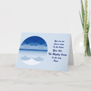 De Kaart van het Citaat van Rumi. Oceaan