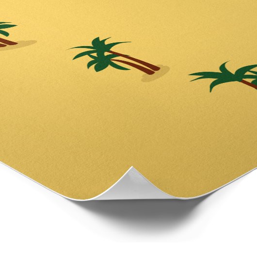 De  kaart van het Dode Zee Poster (Hoek)