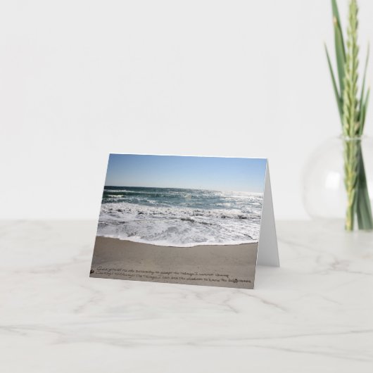 De Kaart van het Gebed van Beachwrite'sSerenity (Voorkant)