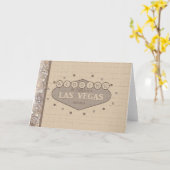 De Kaart van het Huwelijk van Las Vegas (Gele Bloem)