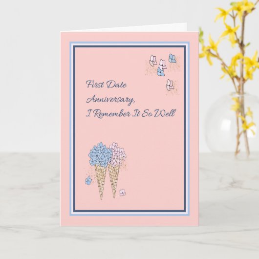 De Kaart van het Jubileum van de eerste Datum met  (Gele Bloem)