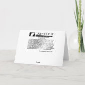 De Kaart van het Katje van het Calico van de (Achterkant)