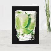 De Kaart van het Limoen van de wodka (Voorkant)