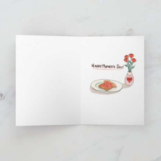 De Kaart van het moederdag (Binnen)