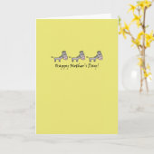 De Kaart van het Moederdag van de ezel (Gele Bloem)