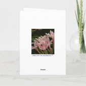 De Kaart van het Moederdag van de Grootmoeder van (Achterkant)