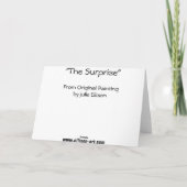 De Kaart van het Moederdag van de Kat van de (Achterkant)