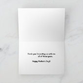 De Kaart van het Moederdag van de moeder en van de (Binnen)