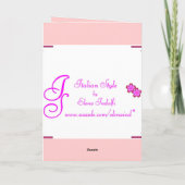 De Kaart van het Moederdag van de Rozen van de (Achterkant)