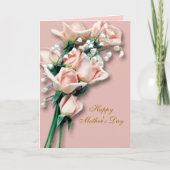 De Kaart van het Moederdag van de Rozen van de (Voorkant)