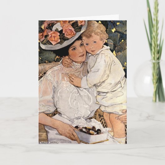 De Kaart van het Moederdag van de "Tante" van (Voorkant)