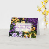 De Kaart van het Moederdag van Stepmom (Gele Bloem)