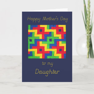 De Kaart van het moederdag voor Dochter - het