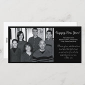 De Kaart van het nieuwjaar (Voorkant / Achterkant)