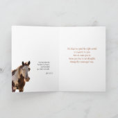 De kaart van het Paard Sympathy2 van de verf (Binnen)