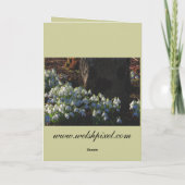 De Kaart van het sneeuwklokje (Achterkant)