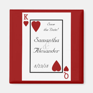 De Kaart van het Spelen Koning/Koningin sparen de  Magneet