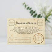 De Kaart van het Tussenvoegsel van de Reis van de (Staand voorkant)