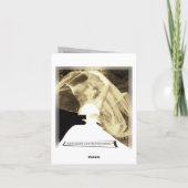 De Kaart van het Vrijgezellenfeest van de (Achterkant)