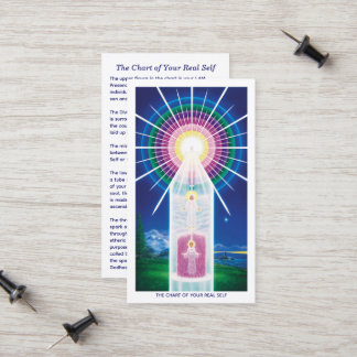 De kaart van je echte zelf contactkaartje