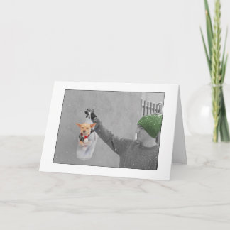 DE KAART VAN KERSTMIS CHIHUAHUA