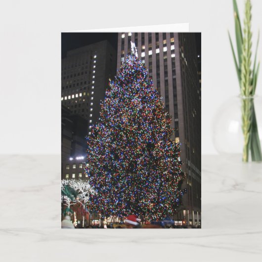 De Kaart van Kerstmis NYC (Voorkant)