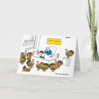 De kaart van Kerstmis van kalkoenen