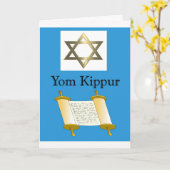 De Kaart van Kippur van Yom (Gele Bloem)