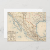 De Kaart van Mexico en van Texas (Voorkant / Achterkant)