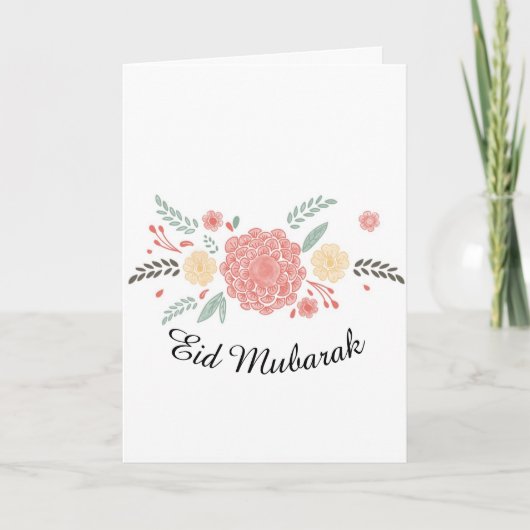 De kaart van Mubarak van Eid (Voorkant)
