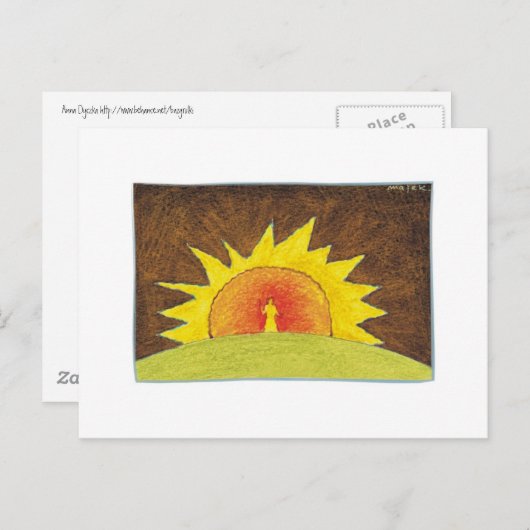 De kaart van Pasen (Voorkant / Achterkant)