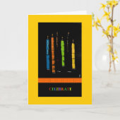 De Kaart van PedagogyGreetings: Kaarsen (Gele Bloem)