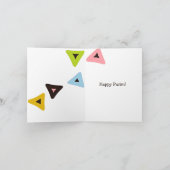 De Kaart van Purim van de Clown van Hamantaschen (Binnen)