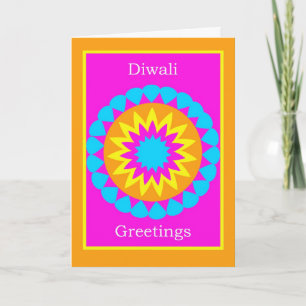 De Kaart van Rangoli van Diwali