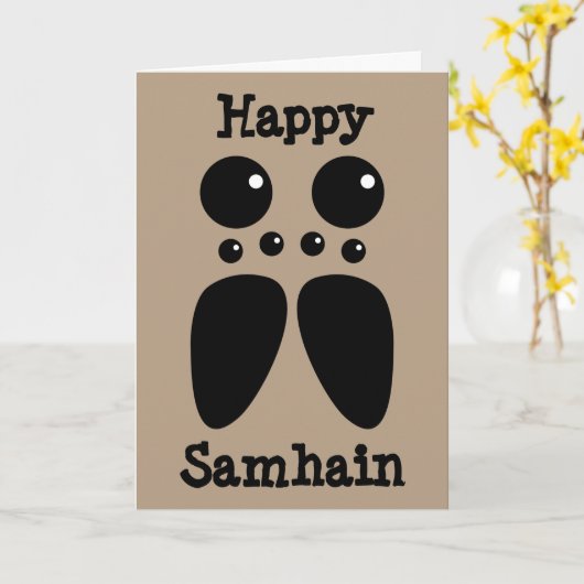 De Kaart van Samhain van de Spin van de wolf (Gele Bloem)