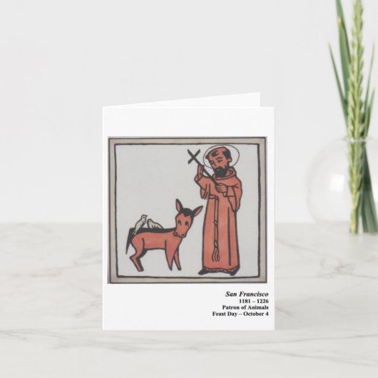 De Kaart van San Francisco Santo (Voorkant)