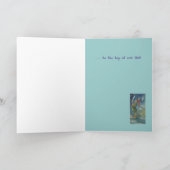 De kaart van santaKerstmis van de computer (Binnen)