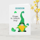 De Kaart van Sint Patrick's Fun Leprechaun (Gele Bloem)