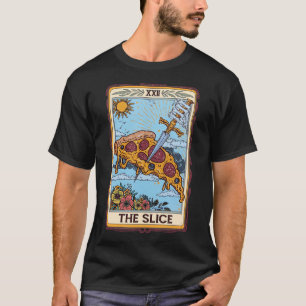 De Kaart van Slice Tarot Funny Pizza Slice Pizza L T-shirt