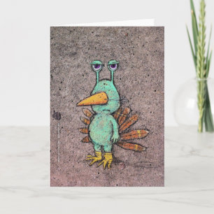 de kaart van Thanksgivingslurkey