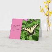 De Kaart van Thomas Aquinas Quote Friend Birthday (Gele Bloem)