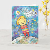 De kaart van vaderdag (Gele Bloem)