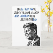 De KAART van vaderdag - het citaat van John F. (Gele Bloem)