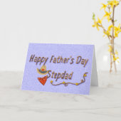 De Kaart van vaderdag Stepdad (Gele Bloem)