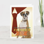 De Kaart van Vaderdag van de bokser (Voorkant)